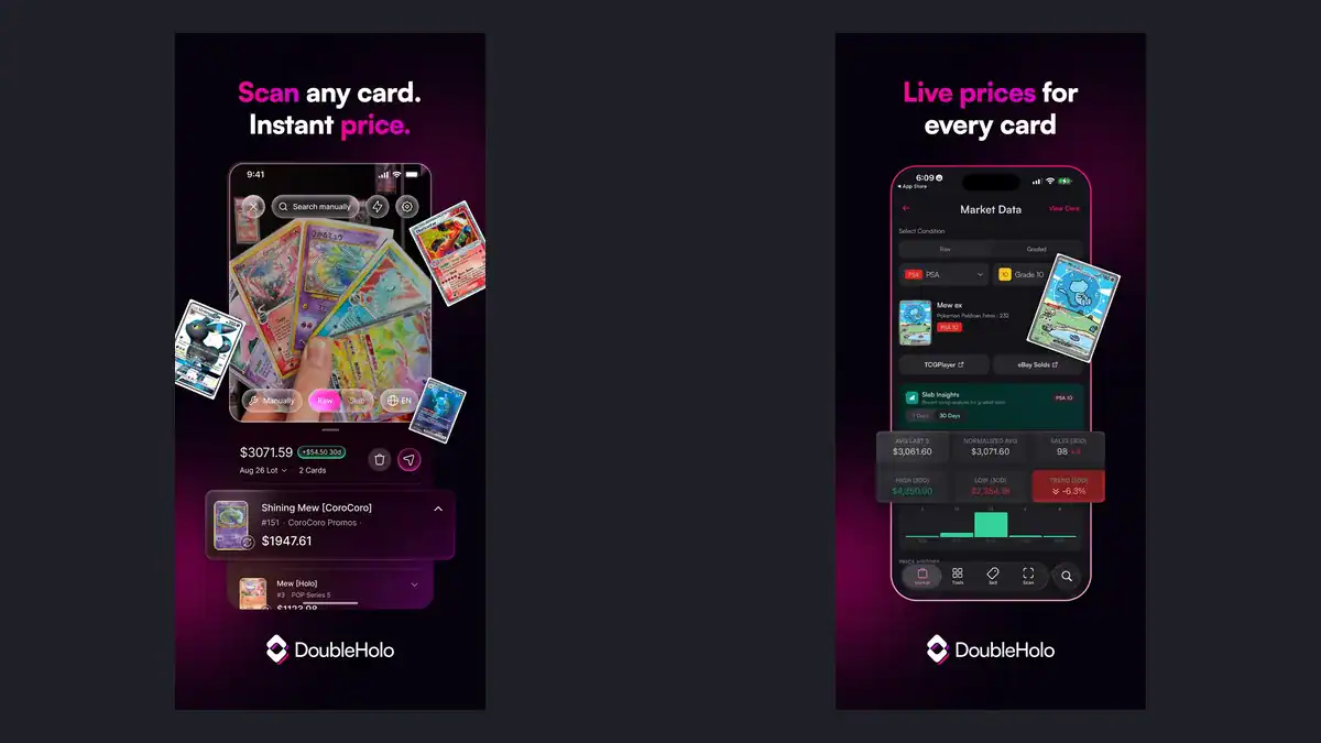 Double Holo app overview screenshots