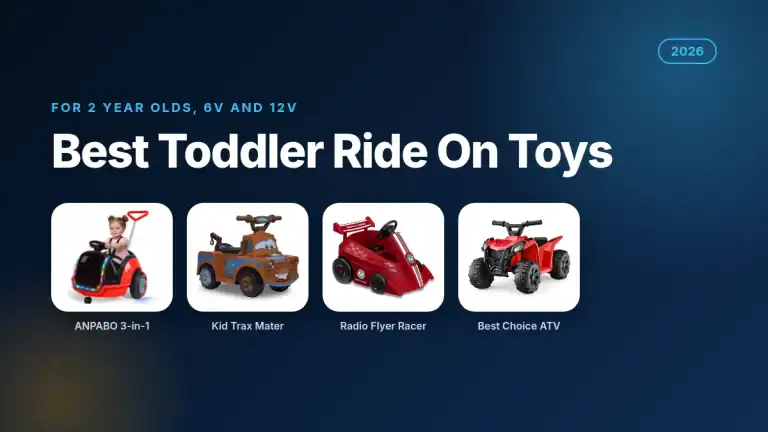 Best Battery Powered Ride On Toys for 2 Year Olds (2026): Safe 6V and 12V Toddler Cars with Parent Remote (Christmas Gift Guide)