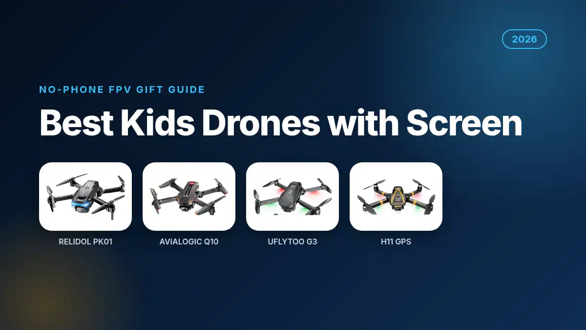 Best drone for kids with camera and screen 2026 featuring RELIDOL PK01, AVIALOGIC Q10, UFLYTOO G3 and H11 drones