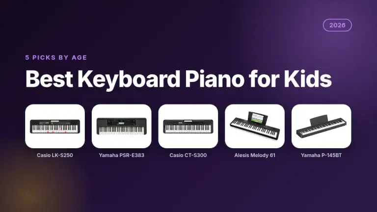 Best Keyboard Piano for Kids to Learn (2026): 5 Picks by Age