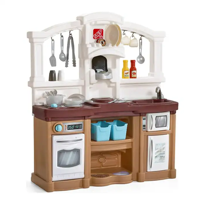 Step2 Fun with Friends play kitchen, rated 4.8 out of 5 in our best play kitchen for 2 year old guide